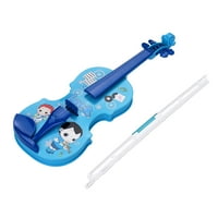 Aibecy Kids Little Violin sa violinom Ljubav Zabavni muzički glazbeni instrumenti Elektronska igračka za violinu za djecu i djevojke Plave