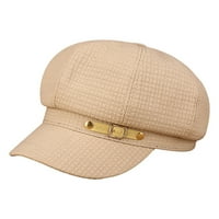 Unizirani vintage pamučni šešir Zimska kapa casual vintage toplije šešir a