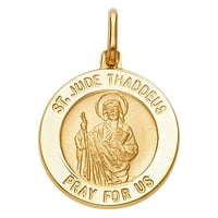 14k St. Jude Thaddeus Religiozni privjesak