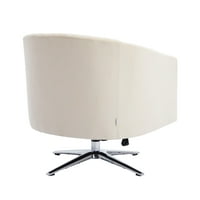 Moderna stila zakretača baršunastog baršuna, 28.74 H bačva stolica za dnevni boravak, boje