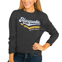 Ženski ugljen Marquette Zlatni orlovi za vivalno majica s dugim rukavima
