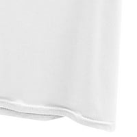 Ženske hlače za odjeću Slim toplo elastično opušteno pamučno elegantno mešanje bijele obično se koristi