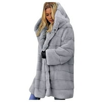 Ženska jakna za sigra modna majica jesen kaput vrhovi Gilet ApseCoat kaput kaput Otibar sivi xxxxl