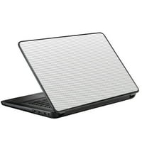 Naljepnica za kožu za HP laptop 15,6 15 bijeli ugljični vlakni grafit