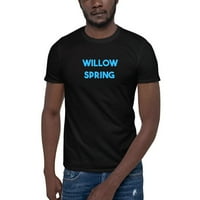 Plava Willow Proljeće kratki rukav pamučna majica po nedefiniranim poklonima
