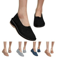 DMQupv Slatke cipele za žene Ležerne prilike otvorene klizanje na modnim ženama sa otvorenim šupljim
