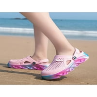 Gomelly Mens ženski klompi vrtna sandala hodaju papuče na plaži plivajući bosonogi klizanje na ružičastoj
