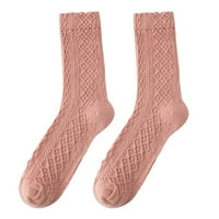 Heiheiup žene jesen i zimsko podudaranje zadebljanih toplinske cijevi čarape žene guste čarape djevojke