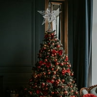 Tree Star Christmas Topper Xmas Decor ukras za odmor Betlehem Moravska Christian Christma Treetop Spiral