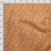 Onuone pamuk poplin tkanina narančasta Jakonska silueta cvijet šivaći tkanina od dvorišta tiskana diiy