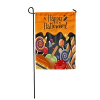 Halloween Sweets Šarene zabave Lollipop Candy Corny Corn Caramel Garden Zastava Dekorativna zastava