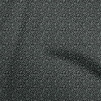 Onuone pamučna svila crna tkanina toalna šivaća tkanina od dvorišta otisnuta DIY odjeća šivača širine