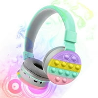 Bluetooth slušalice za uši sa pop mjehurićima, silikonskim push-om i pop fidget igračkim slušalicama