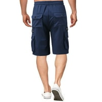 Trenutna kratke hlače Košarkaške kratke hlače Muški pamučni multi-džepni džep, ljetne pantalone u pet