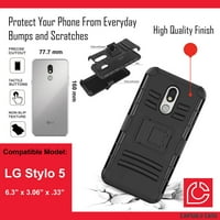 Capsule Case kompatibilan sa LG Stylo [oklopni sloj za zaštitu od pauze s jakim otpornosti na udarce