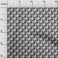 Onuone pamuk poplin siva tkanina Geometrijska šivaća materijal za ispis tkanina sa dvorištem širom