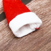 Mini božićne kapice Lollipop šeširi dekor Newvenken Candy pakovanje kats božićni materijal za kućnu