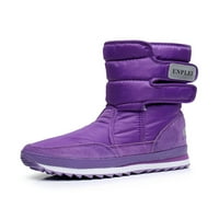 Gomelly Womenske čizme za snijeg vodootporne tople čizme otporne na vanjske zimske cipele bijele 7