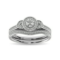 Diamond Bridal Ring CT Tw u okruglom rezu 10k bijelo zlato