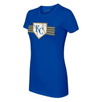 Ženska malena Turpay Royal Kansas City Royals Base Stripe majica