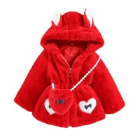 Kaputi od mališana DRESSY zimska djeca Dječji dugi rukav Crtani duksevi zatvarač držite topla odjeću