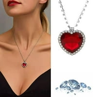 Valentines Day Pokloni Šuplje u obliku srca u obliku srca srca ogrlica za valentinovo nakit nakit nakit