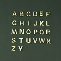 Početni abecedni slovo pozlaćenih zlata A-Z Privjesak ogrlica sa privjeskom