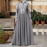 Za žene Maxi čipka Jilbab šivanje Abaya Arapske kaftane haljine