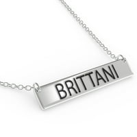 Brittani ženski bar privjesak ogrlica od sterlinga