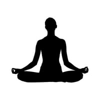 Yoga Padmasana Pose naljepnica naljepnica Die Cut - samoljepljivi vinil - Vremenska zaštitna - izrađena