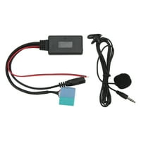 Bežični AU u kablu, BT audio adapter žica 5. MP WAV s mikrofonom za zamjenu automobila za Grande Punto