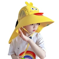 Dječje djevojke Ponytaita ljetni šešir širokim podružnicama UV zaštita kantu