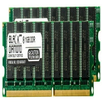 2GB 2x1GB RAM memorija za DFI N matičnu ploču serije NB80-E DDR UDIMM 184PIN 266MHz Black Diamond memorijski