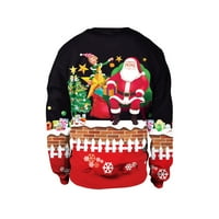 Unise božićna dukserica smiješna dizajna pulover džemper za Xmas Holiday Party Pulover Streetwear Crewneck
