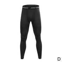 Muške gamaše kompresije hlače pantalone trčanje fitness baskerball r5h0