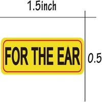 Veterinarske etikete za naljepnice za uši 1 2x