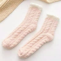 Dvostruko tople čarape par drži topla dužina gležnja meka zimske tople pahulje