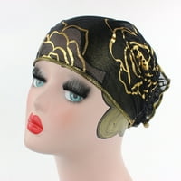 Temacd Women Hat Ispis Cvjetni oblik Lady Bez obloga mrežaste glave za SPA