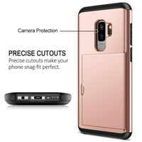 Držač kartice Samsung Galaxy S CASE Dvostruki sloj otporan na udarce s teškim zaštitom