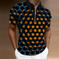 Tking modna muška majica ovratnik košulja za golf optičko odricanje 3D print vanjskih uličnih kratkih