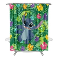 Stitch crtani poliesterski zavjesa za tuširanje jedinstvena kupatila zavjesa za rođendanski suvenir
