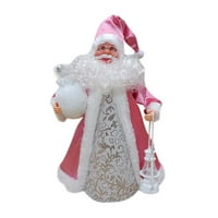 Dpityserensio Big Santa Claus Slika Božićne električne santa Plišane igračke klauzula Božićna ukras