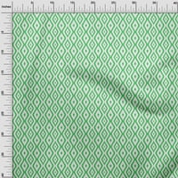 Onuoone Georgette viskozsko more Zelena tkanina Ikat quilting pribor Ispiši šivanje tkanine sa dvorištem