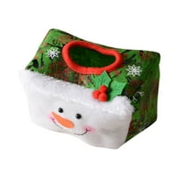 Wangxldd božićni ukrasni papirnati ručnik poklopac za domaćinstvo za domaćinstvo