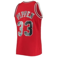 Muški Mitchell & Ness Scottie Pippen Red Chicago Bulls 1996- Klasika tvrdog drveta NBA 75. godišnjica