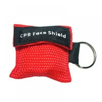 Štit za lice maska ​​Privjesak za ključeve za ključeve hitni komplet CPR zaštita od lica džepna maska