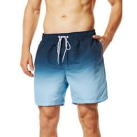 CLLIOS muške ljetne kratke hlače plus veličina tanke gradijentne plažne hlače povremene pet sportskih