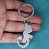 Nehrđajući čelik Gecko Privjesak za žene Muškarci Lucky Viking Amulet Lizard Privjesak za ključeve Životinjski