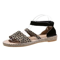 Žene Espadrilles Beach ravne sandale Ljetne sandale Comfort casual cipele Dame Arklea modni Leopard