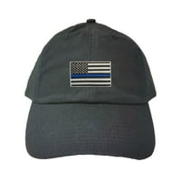 Odrasli tanka plava linija USA zastava izvezeni kapu za tatu